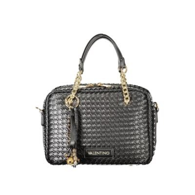 Black Polyurethane Women's Bag