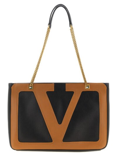 Brown Lamb Leather Tote Bag