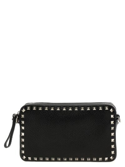 Black Calfskin Crossbody Bag