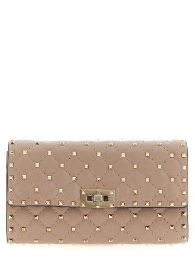 Multicolor Lamb Leather Shoulder Bag