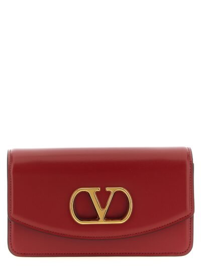 Multicolor Calfskin Clutch Bag