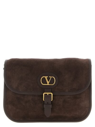 Brown Cowhide Crossbody Bag