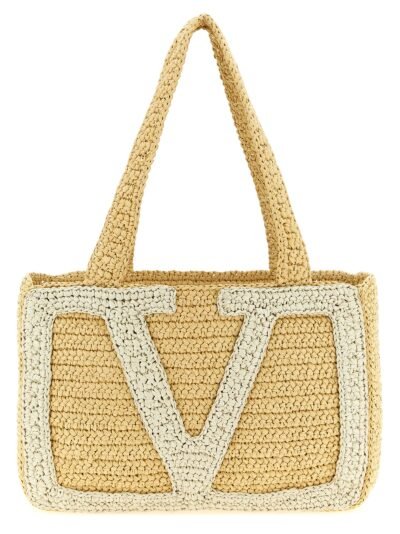 White Viscose Tote Bag