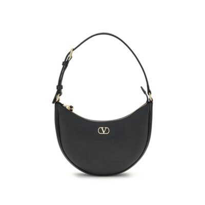 Black Calf Leather Bos Taurus Shoulder Bag