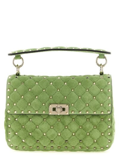 Bicolor Calfskin Shoulder Bag