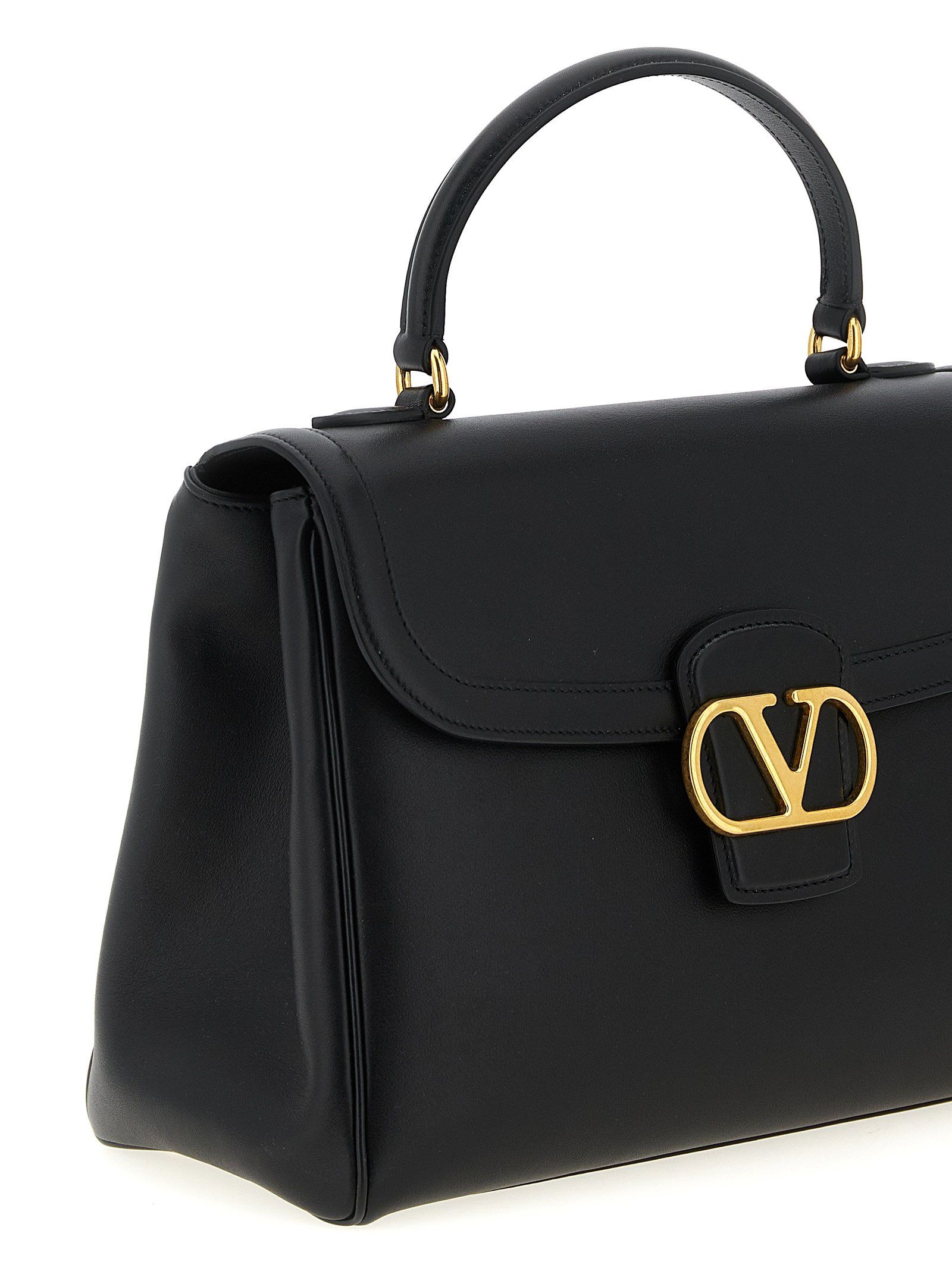Juoda veršiuko odos rankinė - Image 3