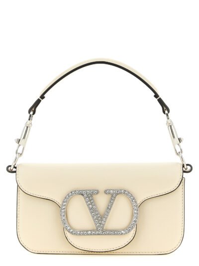 White Calfskin Shoulder Bag