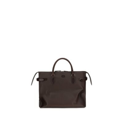 Brown Calf Leather Bos Taurus Handbag