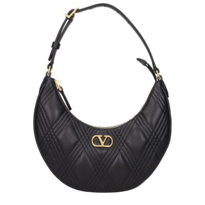 Black Leather Shoulder Bag