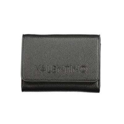 Black Polyurethane Women's Wallet