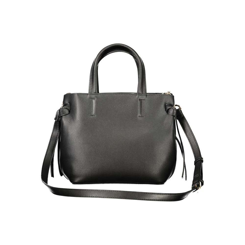 Black Polyurethane Women's Bag - Image 2