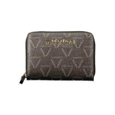 Black Polyurethane Women's Wallet