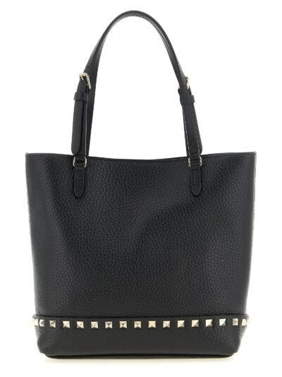 Black Calfskin Shoulder Bag