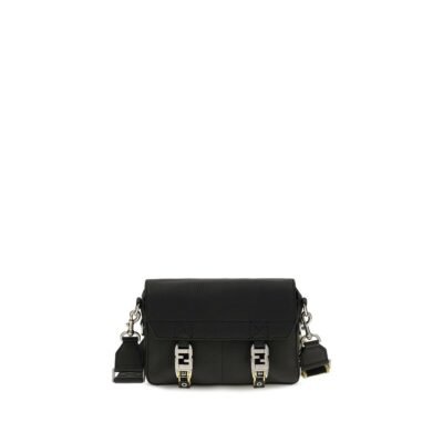Black Calf Leather Bos Taurus Shoulder Bag