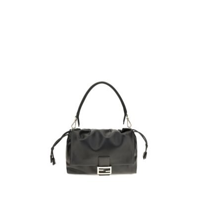 Black Calf Leather Bos Taurus Shoulder Bag