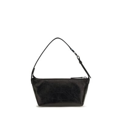 Black Calf Leather Bos Taurus Clutch Bag