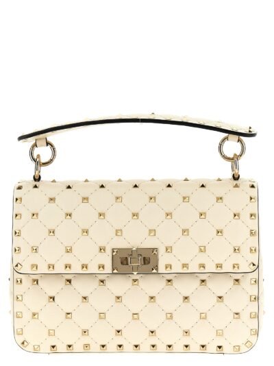 White Lamb Leather Shoulder Bag