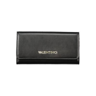Black Polyurethane Women's Wallet