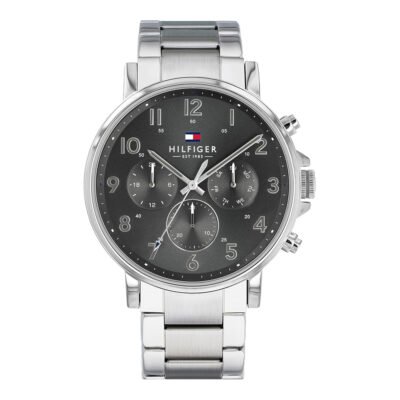 Vyriškas tommy hilfiger daniel sidabrinis laikrodis
