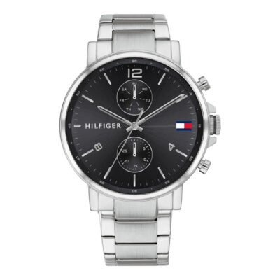 Vyriškas tommy hilfiger daniel sidabrinis laikrodis