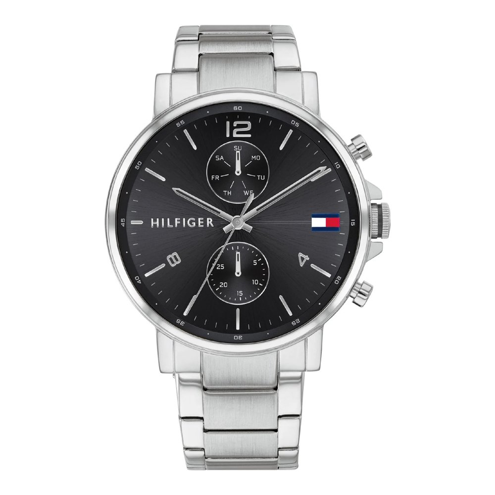 Vyriškas tommy hilfiger daniel sidabrinis laikrodis