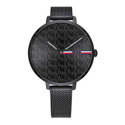 Juodas tommy hilfiger alexa moteriškas laikrodis