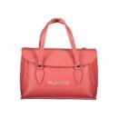 Rosso Poliuretano Donna Bag With Handles and Shoulder Strap