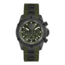Vyriškas plein sport hurricane juodas chronografinis laikrodis