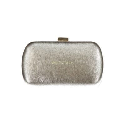 Silver Polyurethane Women's Bag