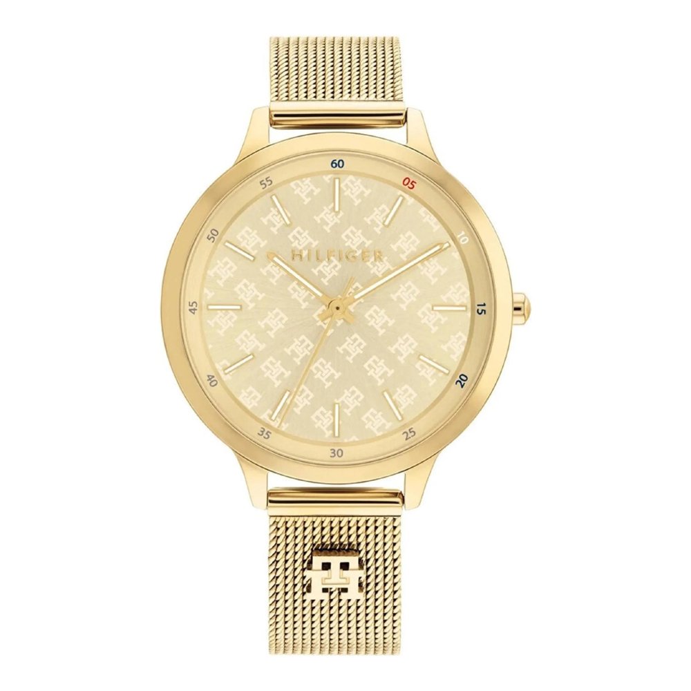 Tommy hilfiger auksinis moteriškas laikrodis iris 1782588