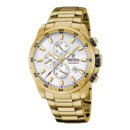 Vyriškas auksinis chronografinis laikrodis festina chrono sport