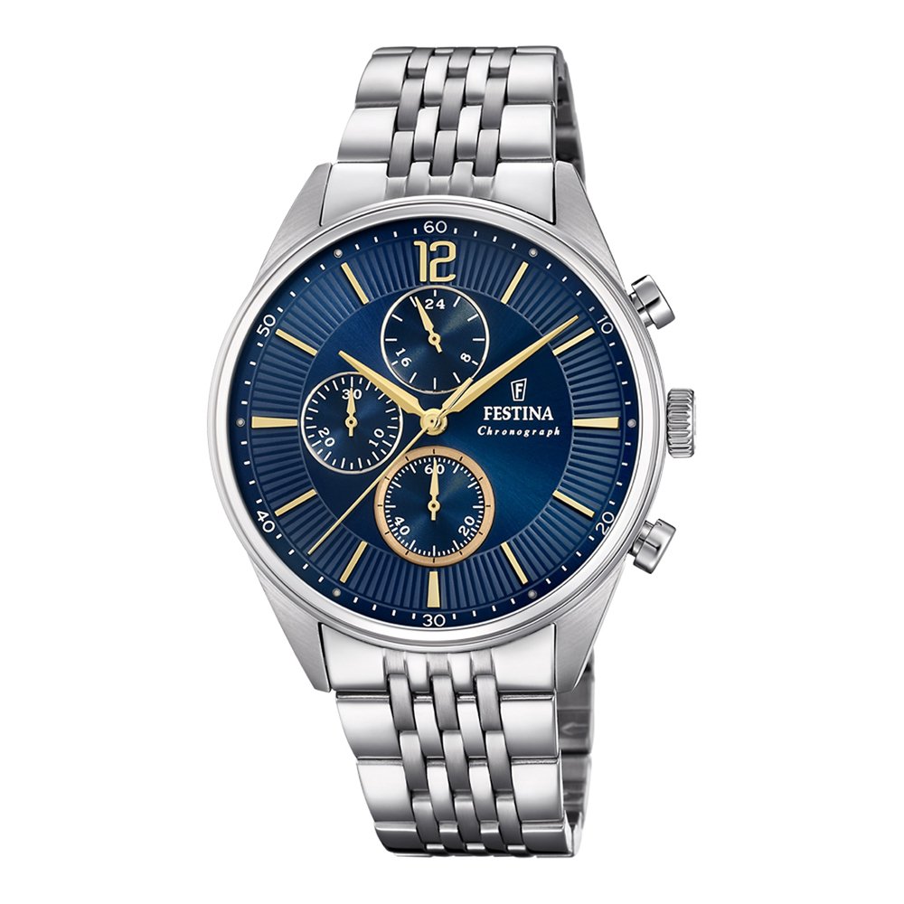 Festina timeless vyriškas chronografinis laikrodis