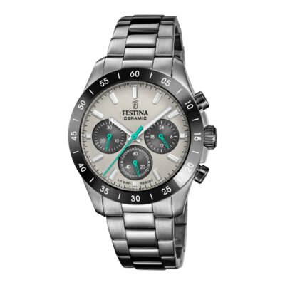 Festina keramikinis moteriškas chronografinis laikrodis