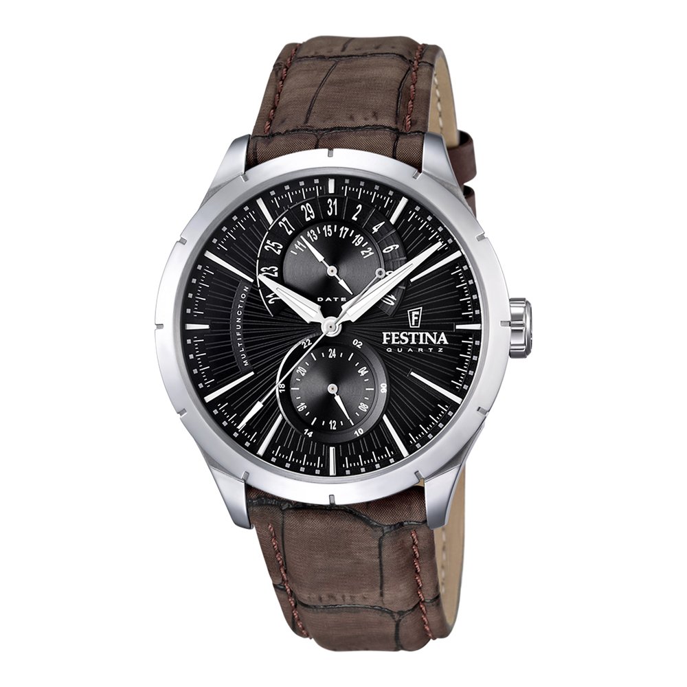 Festina retro vyriškas laikrodis multifunkcinis