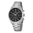 Vyriškas sidabrinis chronografinis laikrodis festina timeless f16820/4