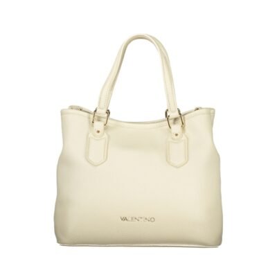 Beige Polyurethane Women's Bag