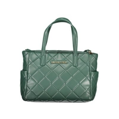 Green Polyurethane Women's Bag