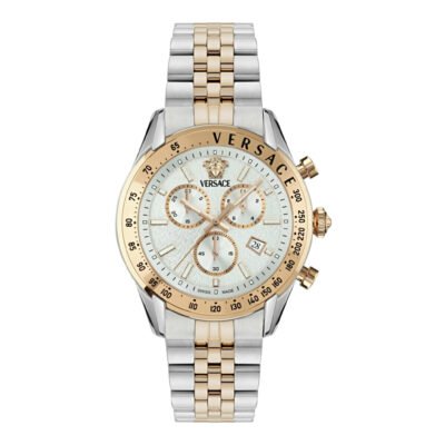 Vyriškas versace chrono master laikrodis su chronografu