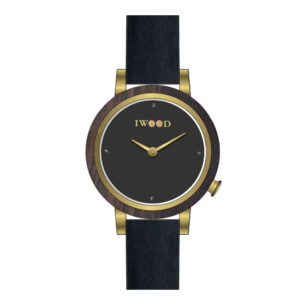 Iwood moteriškas medinis laikrodis iw18443001