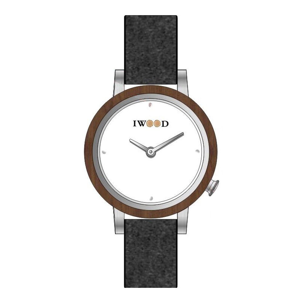 Iwood moteriškas medinis laikrodis iw18443003