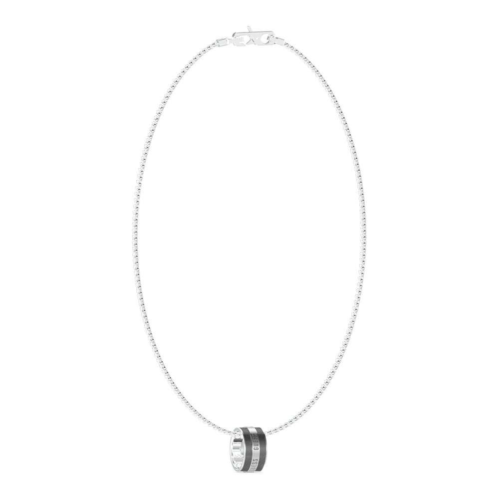 Vyriškas guess sidabrinės spalvos nerūdijančio plieno vėrinys
