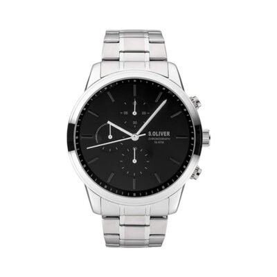 Vyriškas s.oliver chronografinis laikrodis so-3931-mc