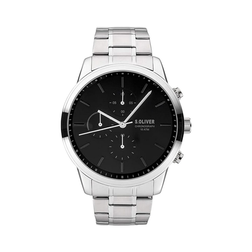 Vyriškas s.oliver chronografinis laikrodis so-3931-mc