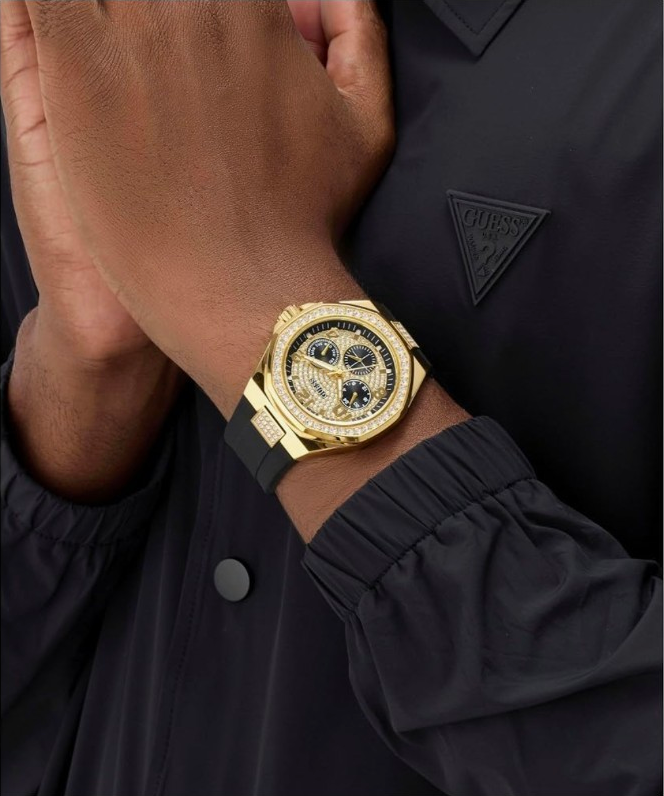 Vyriškas guess empire auksinis laikrodis gw1002g2 - Image 2